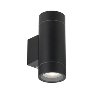 Telbix KMAN EXTERIOR 2 WALL LAMP Black, Davoluce Lighting