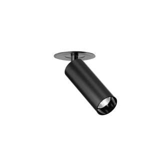 Unios Kobe G2 Mini recessed spotlight black finish ceiling mounted