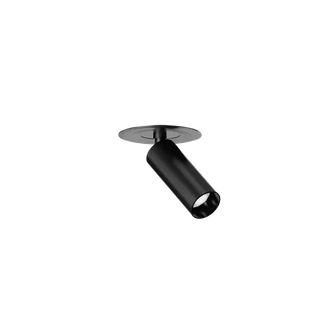 Unios Kobe G2 Small recessed spotlight black finish ceiling mounted