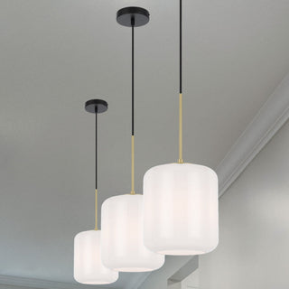 Telbix KOROVA 1LT Small Pendant With Opal glass. best pendant lights for hallways, pendants for kitchen island, bedside pendant lights Australia, modern pendant lighting for restaurants Available from Davoluce Lighting