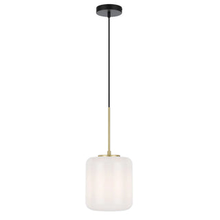 Telbix KOROVA 1LT Small Pendant With Opal glass. best pendant lights for hallways, pendants for kitchen island, bedside pendant lights Australia, modern pendant lighting for restaurants Available from Davoluce Lighting