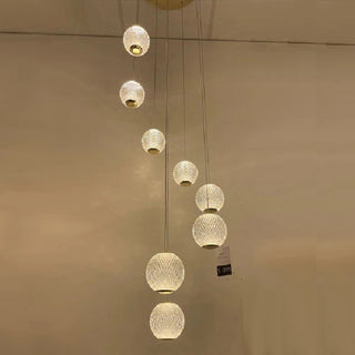 Vencha Langdon 8 Light LED Pendant in Gold Pendant light ideally suited for installation around staircases, voids. Can be also installed above tables, entry foyers. We have huge selection of pendant lights available for immediate delivery