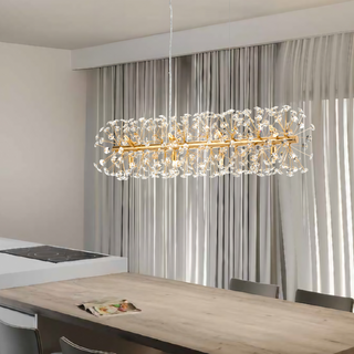 TELBIX LERIDA 12 LIGHT RECTANGULAR PENDANT