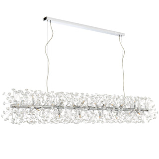 TELBIX LERIDA 18 LIGHT RECTANGULAR PENDANTS