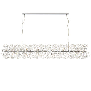 TELBIX LERIDA 18 LIGHT RECTANGULAR PENDANTS