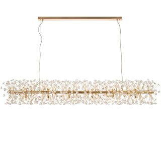 TELBIX LERIDA 18 LIGHT RECTANGULAR PENDANTS