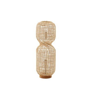 Wirl Rattan Floor Lamp - Small