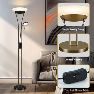 LED Mother & Child Floor Lamp