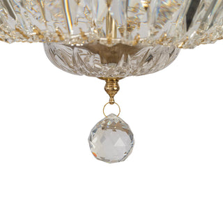 Classique Small 40cm 5 Light Basket Crystal Glass Chandelier
