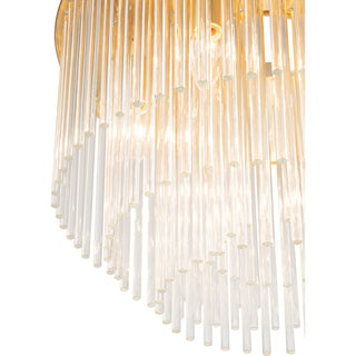 Evangeline Small 45cm 6 Light Chandelier Satin Brass