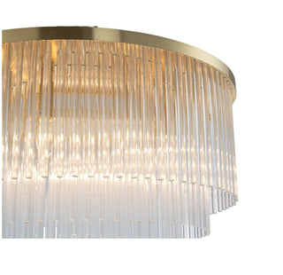 Evangeline Medium 60cm 8 Light Chandelier Satin Brass