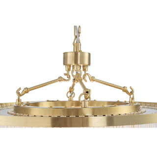 Evangeline Medium 60cm 8 Light Chandelier Satin Brass