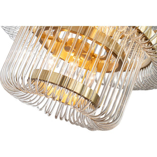 Collette 80cm 13 Light 2 Tier Chandelier Satin Brass