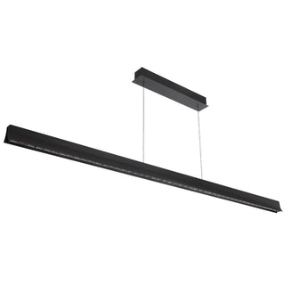 Telbix LUCID 180cm LED Pendant from $629.00 - linear led pendant light, linear pendant light 1800mm, linear pendant lights for kitchen island. Wood linear pendant light