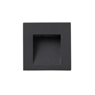 Davoluce Indirect LED Recessed Step Light Black 3000K IP65 Hero