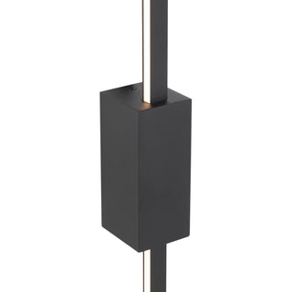 MADRAS 90 cm Wall Light – Black close-up of mounting box