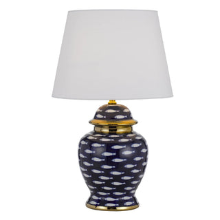 Telbix MASU TABLE LAMP BLUE WHITE from $87.00