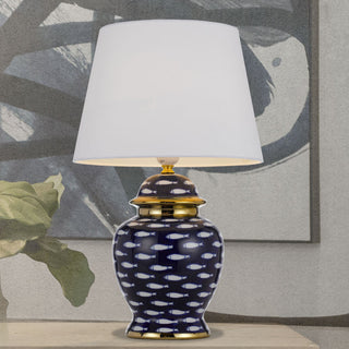 Telbix MASU TABLE LAMP BLUE WHITE from $87.00