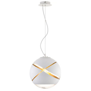 Telbix Matrix 30 Pendant White/Gold, Davoluce Lighting