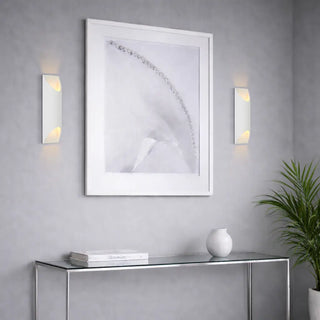 Telbix Mazal terracotta wall light shown in an interior setting.