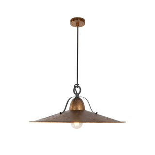 MDA Lighting Benson Large 48cm pendant Aged Gold Leaf 