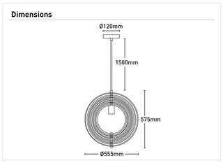 Oasis Large Timber Pendant