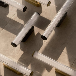 Virelle 50 black and brass wall light finish options