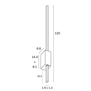MADRAS 120cm Wall Light
