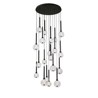 Meteor 20 Light Pendant – Satin Gold Or Black
