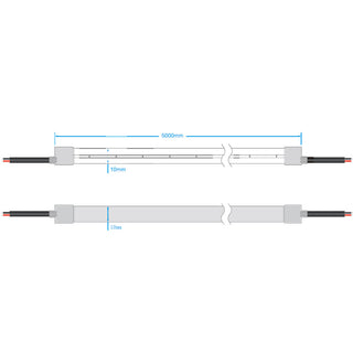 10w IP67 24v DC Side Bend Flexible Neon LED Strips