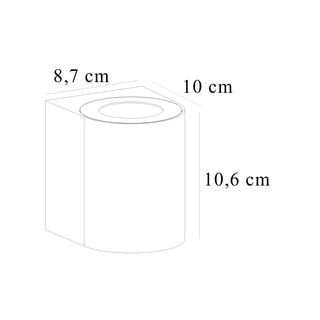 Canto 2 LED Up & Down Wall Light