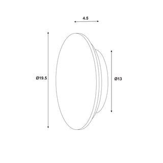 Shadow Marble 19.5cm Wall Light
