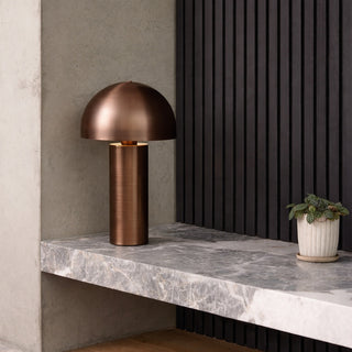 Ore Table Lamp – Brushed Bronze or Nickel