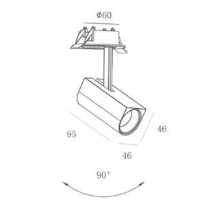 The Fusi series in typical modular design. Thanks to their powerful LEDs, our swiveling spotlights deliver ideal for indoor lighting. Our spotlights are available in surface-mounted, semi-recessed or track-mounted versions, with wide to focused beam angle