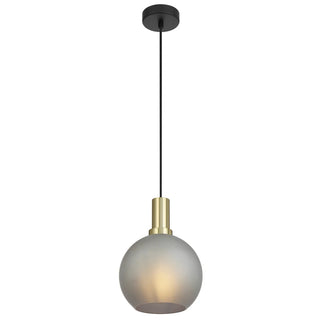 Telbix Patino 20cm Pendant with Smoke glass. Large selection of glass pendant lights for dining rooms, Smoke glass pendant light kitchen, Smoke glass pendant light kitchen island, Cluster of 3 glass pendants Australia