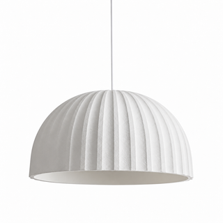 Rachis white pendant light