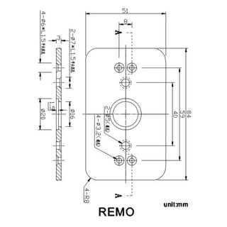 CLA REMO Series: LED 6.8W Exterior Wall Lights - Davoluce Lighting  biggest range of indoor led wall lights, unique up and down wall lights, CLA wall lights from Davoluce, Buy online led internal wall lights from Davoluce. Worldwide delivery