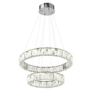 TELBIX RIAS 2 TIER CRYSTAL PENDANTS