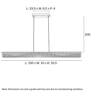 Davoluce-Telbix-Romay-Linear-Pendant-Light-Black-150cm-Technical-Drawing-1200x1200