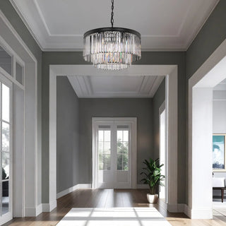 Telbix 6-Light Crystal Chandelier – 600mm Diameter