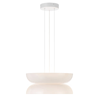 SKAPA Glass Pendant Light – Shape BB, Opal White, Ø43cm