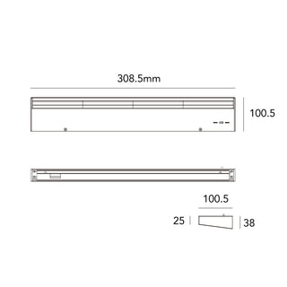 SKY 300 - 20W LED Wall Uplight