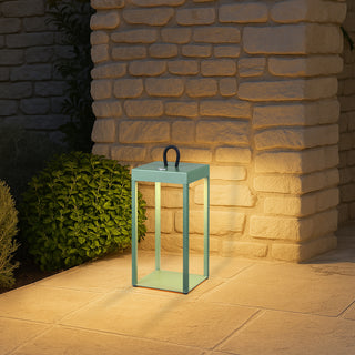 Sotra cordless table lamp green finish