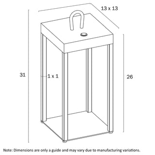 Sotra LED table lamp measurements