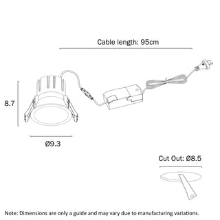 SOVA Ø93mm 10W LED Downlight