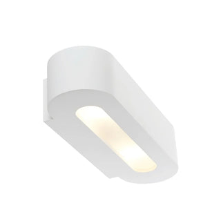 Straton Gypsum Wall Light – Paintable White G9 Wall Fixture by Telbix