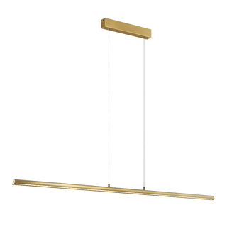 Telbix Sumner Linear Pendant is a sleek and modern lighting solution available in black, brass, or white finishes