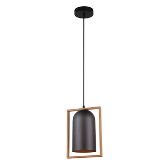 Swing Oblong Timber Frame Pendant Light