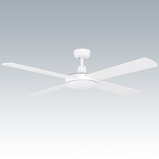 Brilliant TEMPEST 52" White AC Ceiling Fan - 99983/05