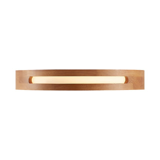 Thalia LED Oyster Light – Teak – 3 Sizes